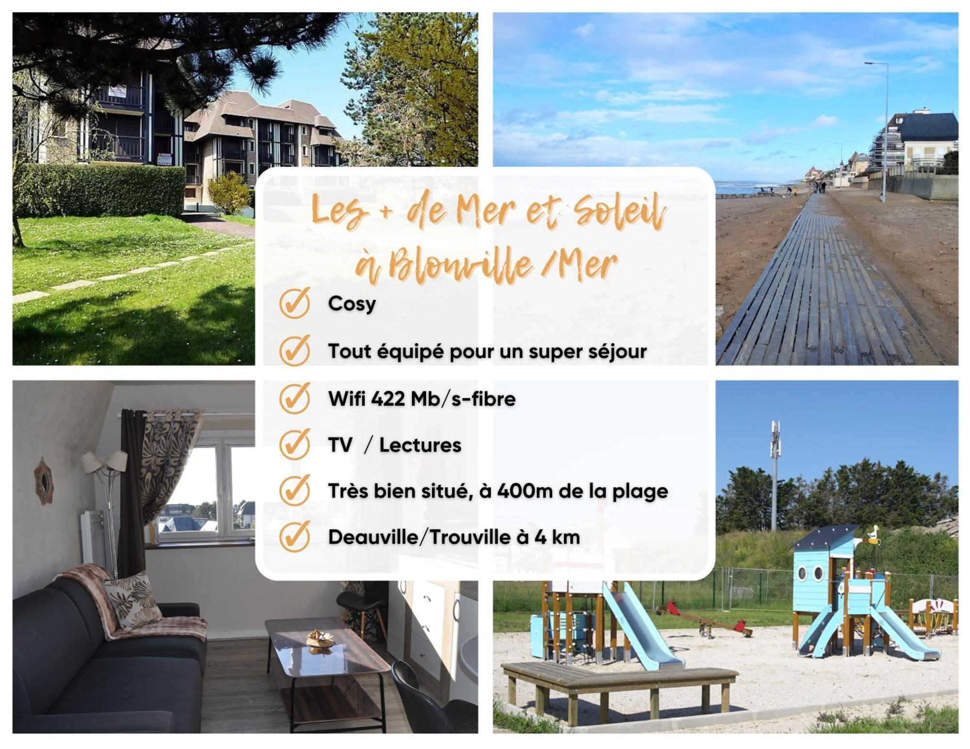 Mer Et Soleil A Blonville Sur Mer/ Deauville Екстериор снимка
